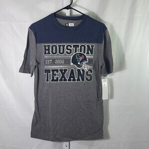 NWT Houston Texans T-shirt  - Womens Size S - Gray/Blue